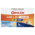 Demazin Cold Plus Flu Plus Cough Day and Night 48 Capsules 