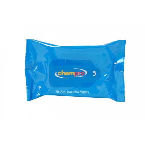 Chempro Anti bacterial Wipes 20 Wipes