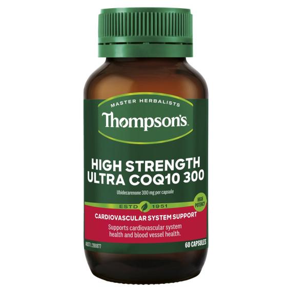 Thompsons High Strength Ultra CoQ10 300mg 60 Capsules - Heart Support - Pharmacy Direct