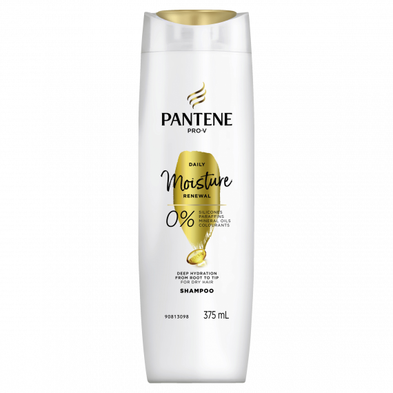 Pantene Pro-V Daily Moisture Renewal Shampoo 375ml - Hydrating Hair Care - Pharmacy Direct