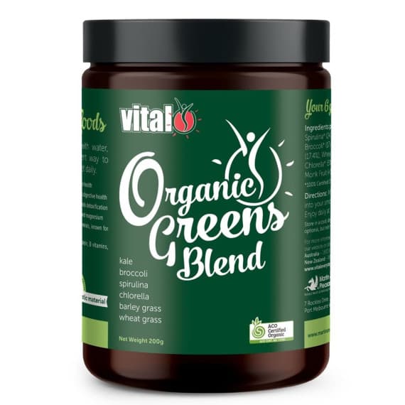 Vital Organic Greens 200g - Natural Superfood Energy and Wellness - Pharmacy Direct