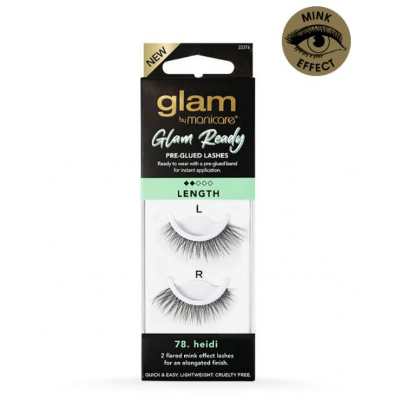 Glam By Manicare 78. Heidi Glam Ready Pre-Glued Lashes