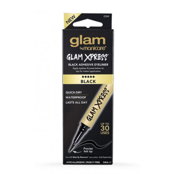 Glam by Manicare Glam Xpress Black Eyeliner - Bold Lines at Pharmacy Direct