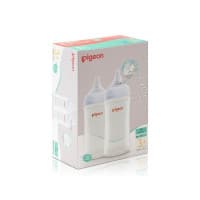 Pigeon SofTouch Bottle PP 240ml Twin Pack 