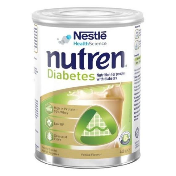 Nutren Diabetes Vanilla 440g - Balanced Nutrition for Diabetes - Pharmacy Direct