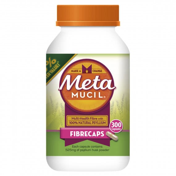 Metamucil Daily Fibre Supplement 300 Capsules for Digestive Health at Pharmacy Direct
