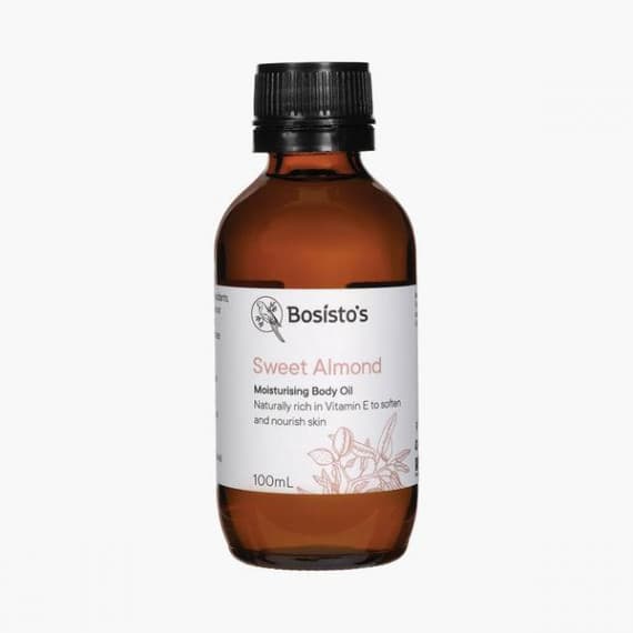 Bosistos Sweet Almond Body Oil 100ml - Moisturising and Hydrating Care - Pharmacy Direct