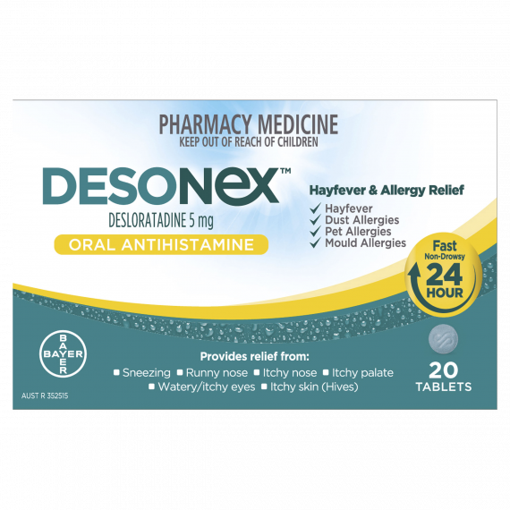 Desonex Hayfever & Allergy 5mg 20 Tablets