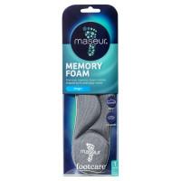 Maseur Footcare Men's Memory Foam Insoles 1 Pair