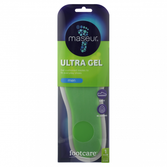 Buy Maseur Footcare Mens Ultra Gel Insoles 1 Pair Online Pharmacy Direct AU