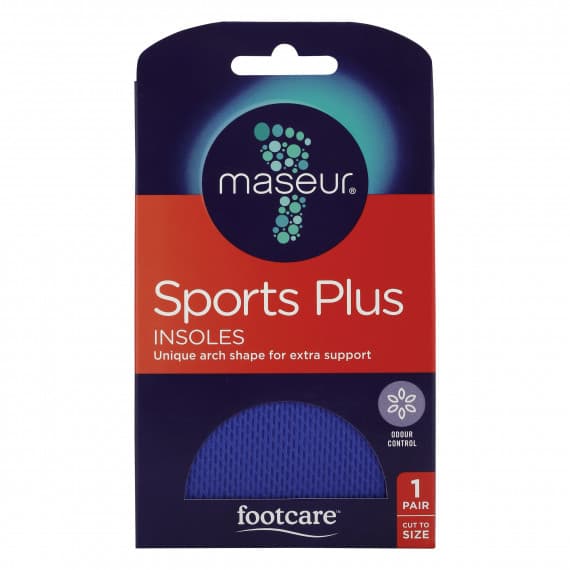 Maseur Footcare Sports Plus Insoles 1 Pair