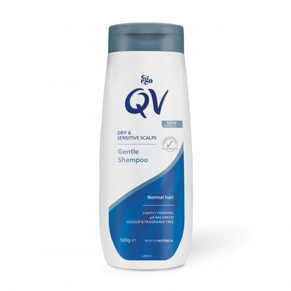 Ego QV Gentle Shampoo 500g for Sensitive Scalp Care | Pharmacy Direct