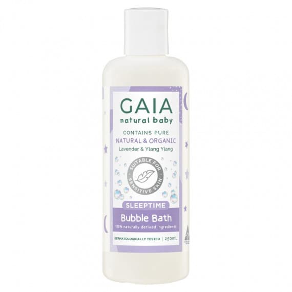 GAIA Natural Baby Sleeptime Bubble Bath 250ml - Gentle and Relaxing Cleanser - Pharmacy Direct