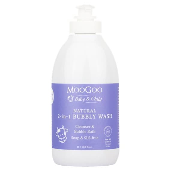 MooGoo 2 in 1 Bubbly Wash 1 Litre