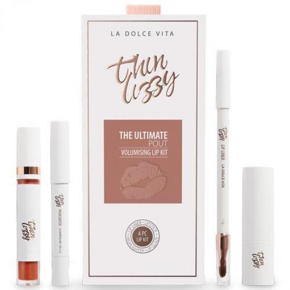 Thin Lizzy Ultimate Pout Volumising Lip Kit La Dolce Vitta - Enhance Lips - Pharmacy Direct