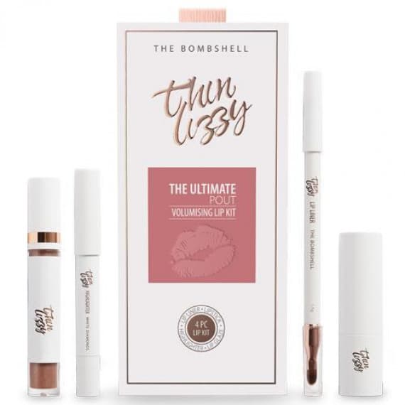 Thin Lizzy Ultimate Pout Volumising Lip Kit The Bombshell - Plumping Shine - Pharmacy Direct