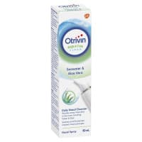 Otrivin Breathe Clean Natural Daily Nasal Cleanser with Isotonic Seawater and Aloe Vera 50mL