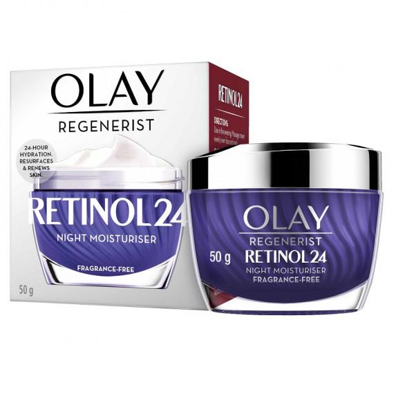 Olay Regenerist Retinol24 Face Cream Moisturiser 50g for Youthful Skin at Pharmacy Direct