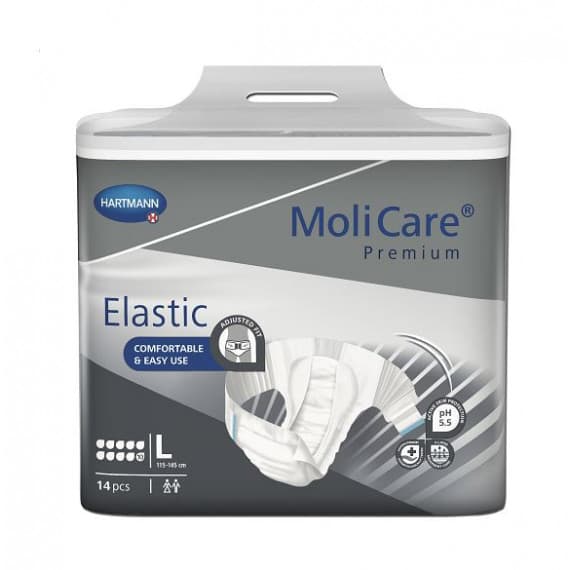 Buy MoliCare Premium Elastic 10 Drops Large 14 Packs Online Pharmacy Direct AU
