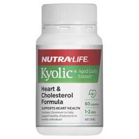 Nutra Life Aged Garlic Extract Heart and Cholesterol Formula 60 Capsules