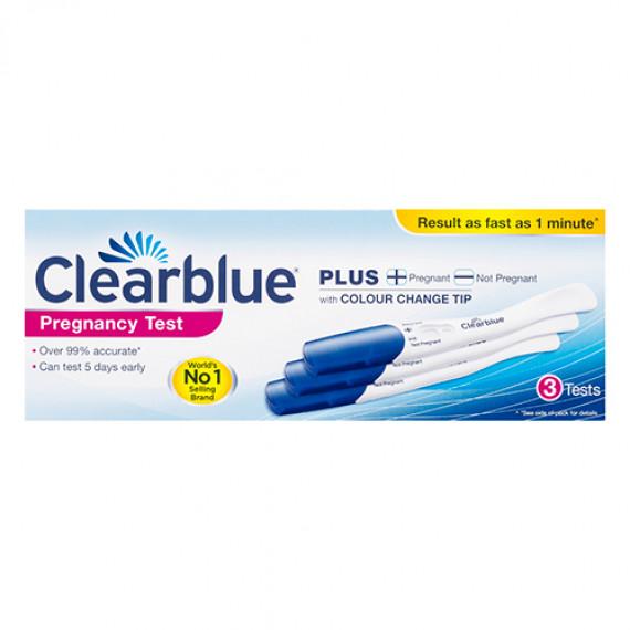 Clearblue Plus Pregnancy Test 3 Packs - Accurate Pregnancy Test - Pharmacy Direct