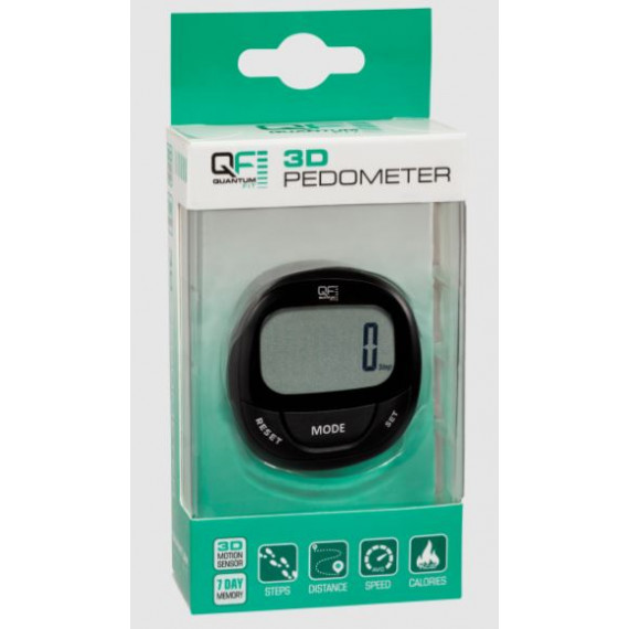 Quantum Fit 3D Pedometer - Accurate Step Tracking - Pharmacy Direct