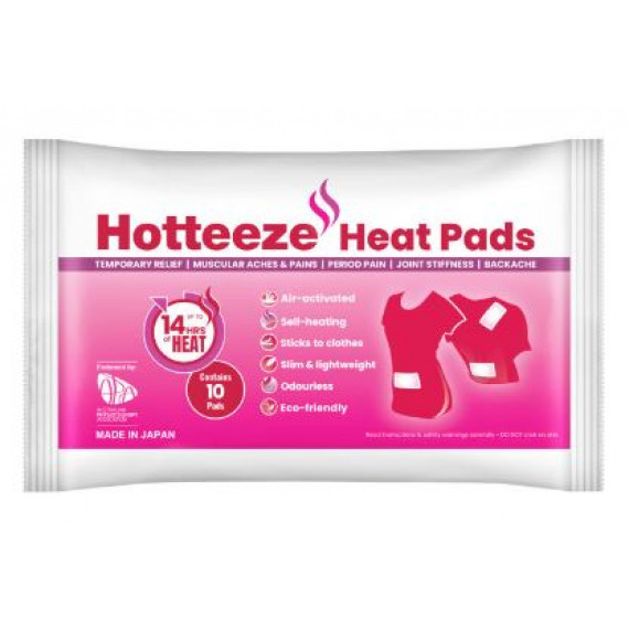 Hotteeze Heat Pads for fast pain relief, available at Pharmacy Direct