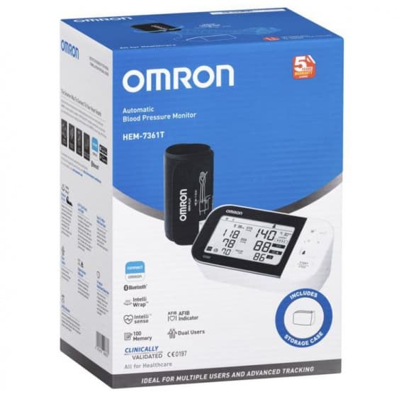 Shop Omron Automatic Blood Pressure Monitor HEM 7361T Online – Recommend Health Essentials at Pharmacy Direct AU