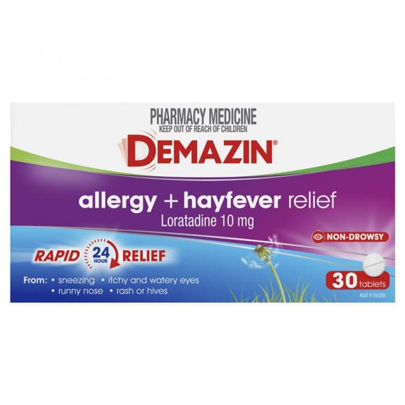 Demazin Allergy Plus Hayfever Relief 30 Tablets