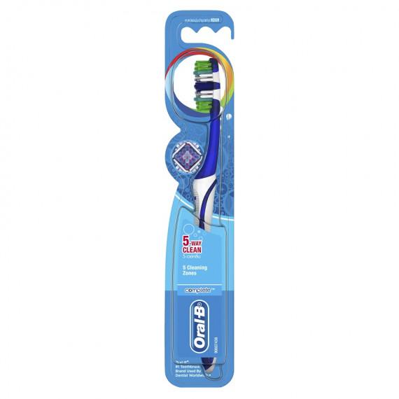 Oral-B Complete 5 Way Clean Medium Toothbrush 1 Pack - Effective Cleaning - Pharmacy Direct