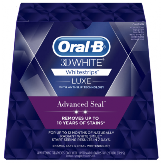 Oral-B 3D Whitestrips Luxe Advanced Seal Whitening Treatment - Pharmacy Direct