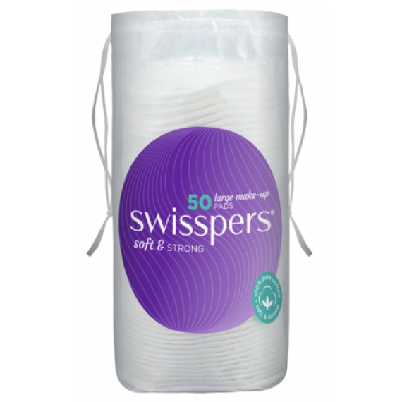 Buy Swisspers Giant Make Up Pads 50 Pack Online Pharmacy Direct AU