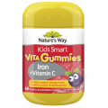 Natures Way Kids Smart Kids Smart Vita Gummies Iron and Vitamin C 60 Pastilles