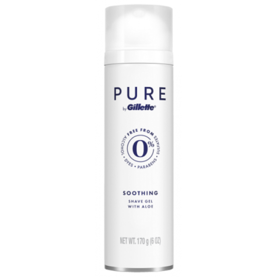 Gillette Pure Shaving Gel for Men 170g - Smooth Shave and Fresh Skin - Pharmacy Direct