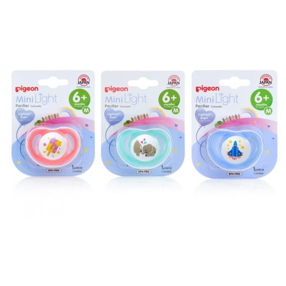 Pigeon MiniLight Pacifier Medium 1 Pack - Comfort and Safety - Pharmacy Direct