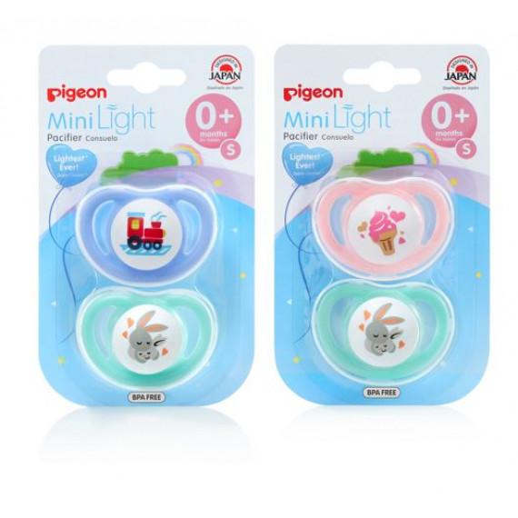 Pigeon MiniLight Pacifier Small Twin Pack - Comfort and Safety - Pharmacy Direct