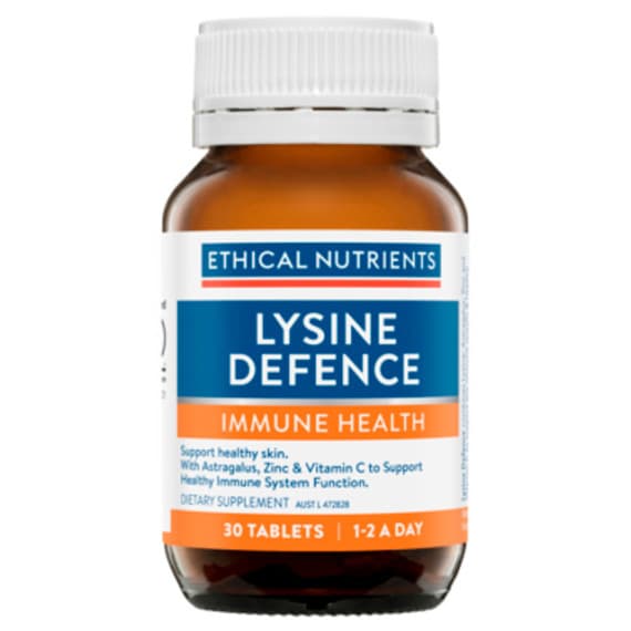 Ethical Nutrients Lysine Defence 30 Tablets