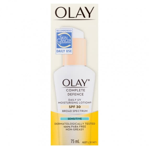 Olay Complete Defence SPF30+ Moisturising Lotion for sensitive skin – Pharmacy Direct
