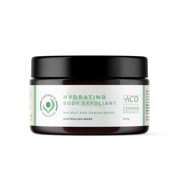 Organic Formulations Hydrating Body Exfoliant for smooth, radiant skin - available at Pharmacy Direct Australia