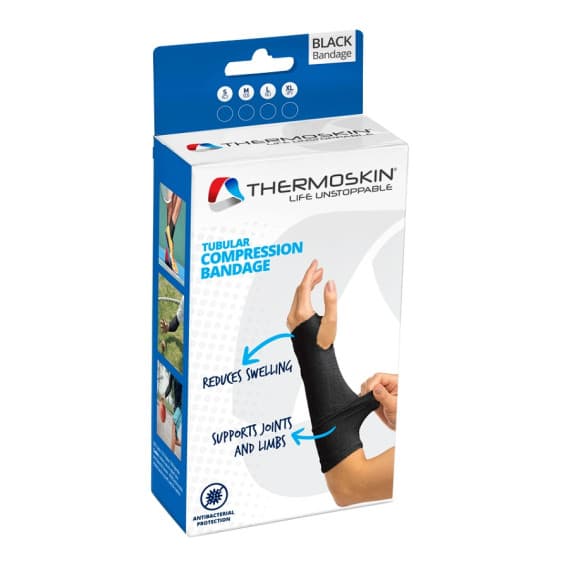 Tubeskin Tubular Bandage Black Large