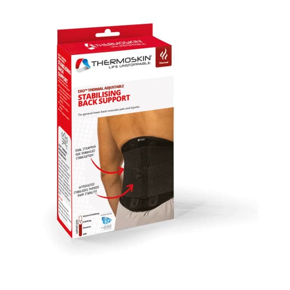 Thermoskin Exo Adjustable Back Support for pain relief - available at Pharmacy Direct Australia