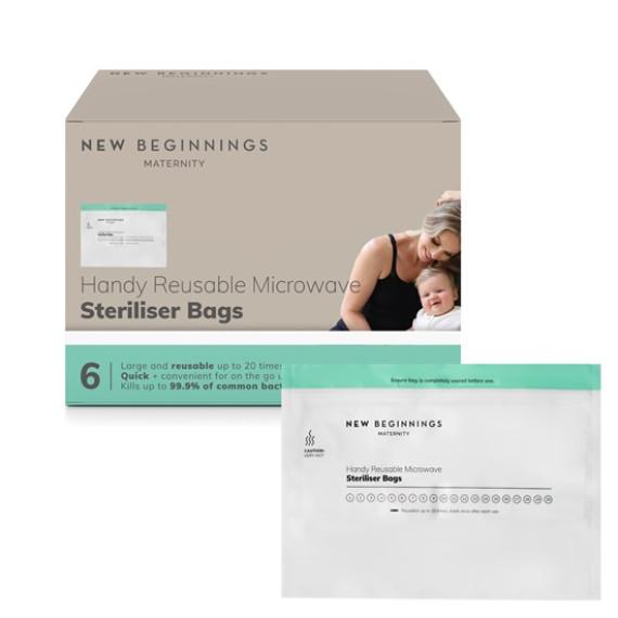 New beginnings Microwave Steriliser Bags 6 pack