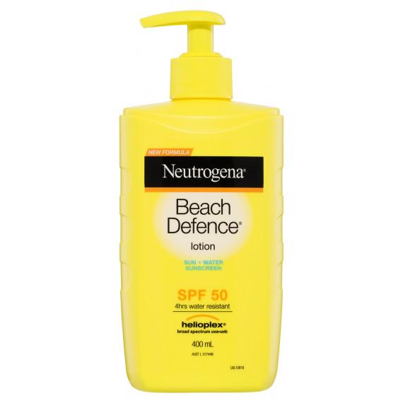 Neutrogena Beach Defence Sunscreen Lotion SPF 50 400ml - Ultimate Sun Protection - Pharmacy Direct