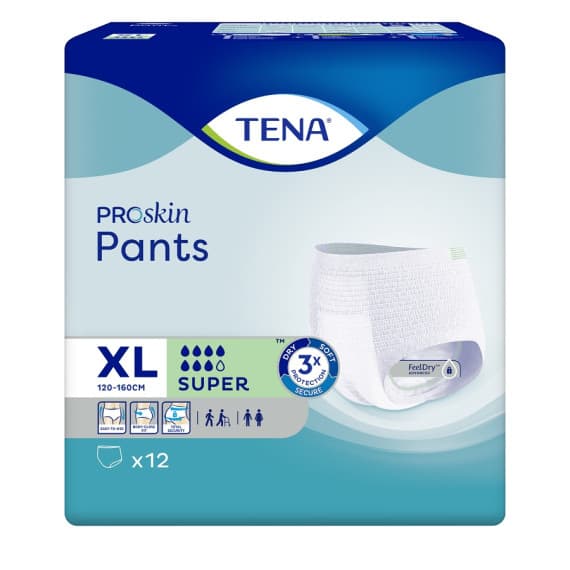 Tena Proskin Pants Super XL - Maximum Comfort and Protection - Pharmacy Direct