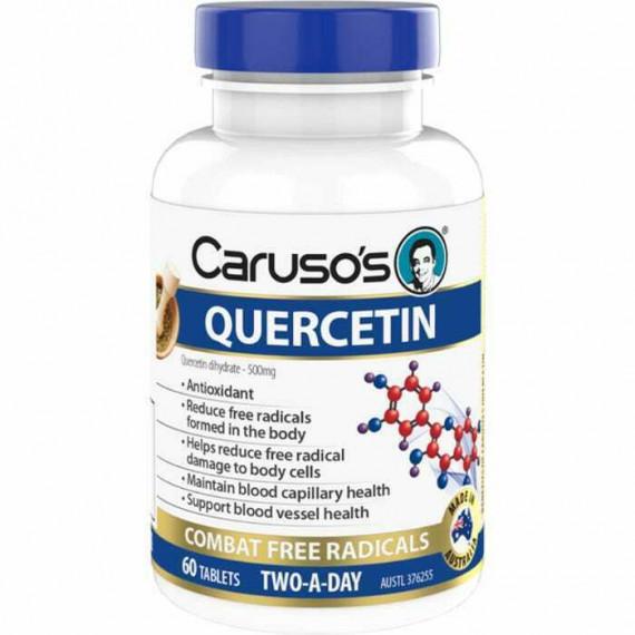 Buy Carusos Quercetin 500mg 60 Tablets Online Pharmacy Direct AU