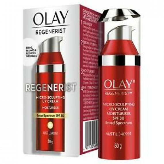 Buy Olay Regenerist Micro Sculpting Face Cream Moisturiser SPF 30 50g Online Pharmacy Direct AU