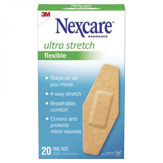 Nexcare Soft n Flex Strips Medium 20 Pack - Reliable Wound Care - Pharmacy Direct