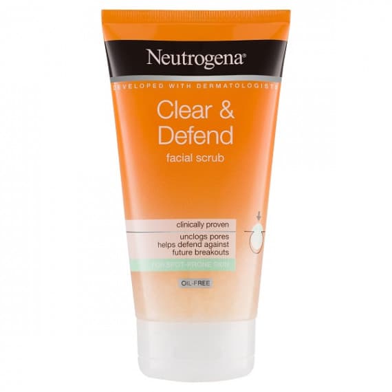 Neutrogena Clear And Defend Facial Scrub 150mL