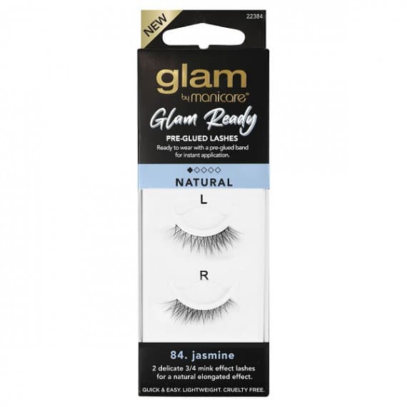 Glam by Manicare 84. Jasmine Glam Ready Pre-Glued Lashes