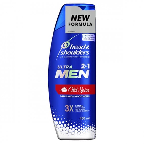 Head & Shoulders Ultra Men 2 In 1 Old Spice Anti Dandruff Shampoo + Conditioner 400 ml